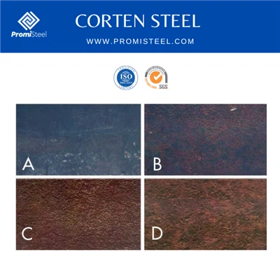 फ़ैक्टरी प्री-रस्टेड कॉर्टन स्टील सेवा